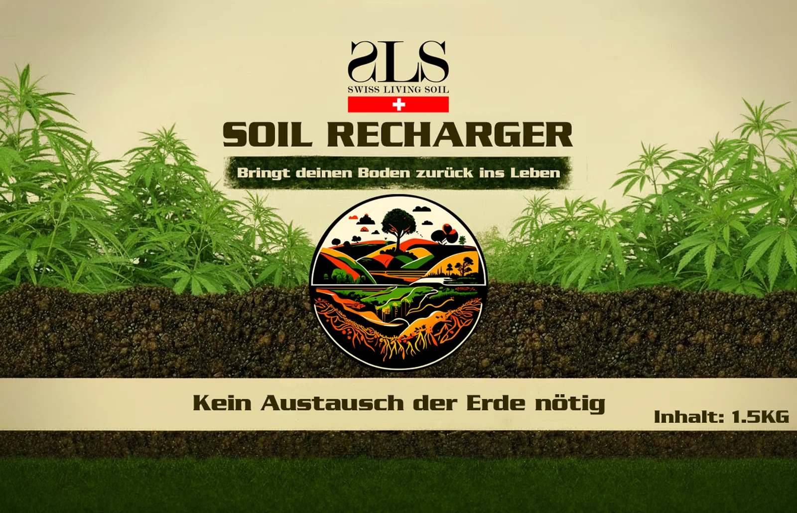 Swiss Living Soil Soil Recharger booster nutritif pour le sol
